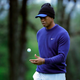 Tiger Woods before a practice session on a golf course in Farmingdale, N.Y., May 13, 2019